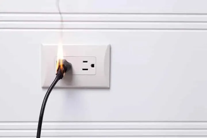 A scorched power point