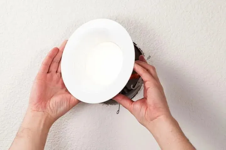 Fitting an outdoor light