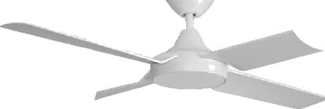 Quick connect white DC ceiling fan included in the Kitson Electric spring fan sale
