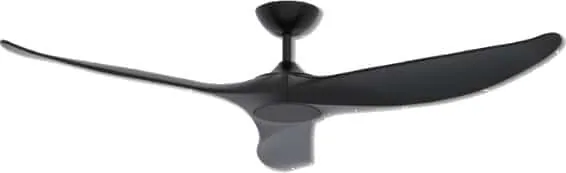 Three blade black DC ceiling fan included in the Kitson Electric spring fan sale